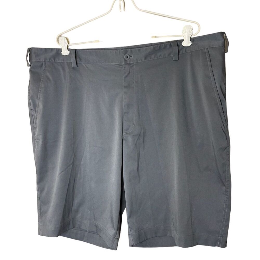 Nike Golf Shorts Men's Size 42 Gray Dri-Fit Flat Front Stretch 5 Pockets